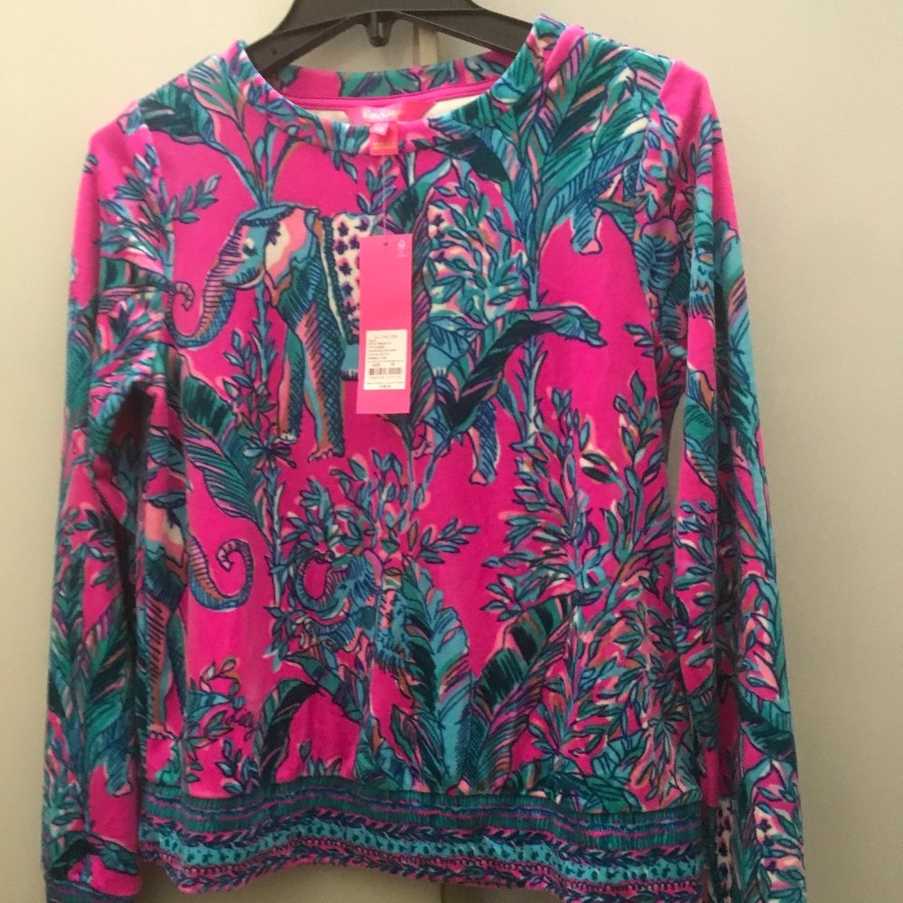 Lilly Pulitzer Velour Sweatshirt